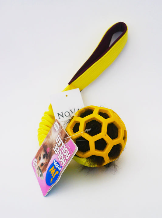 JW Pet Hol-EE Roller Bungee (med fårskinn)