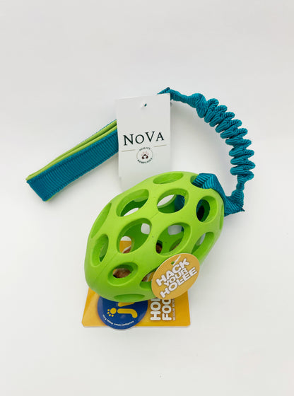 JW Pet Hol-EE Football with bungee