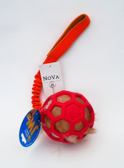 JW Pet Hol-EE Roller Bungee (med fårskinn)