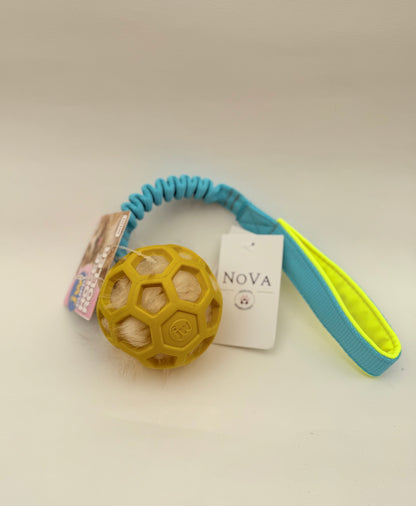 JW Pet Hol-EE Roller Bungee (med fårskinn)
